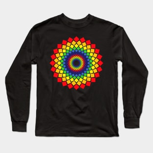 Rainbow Spiral Long Sleeve T-Shirt